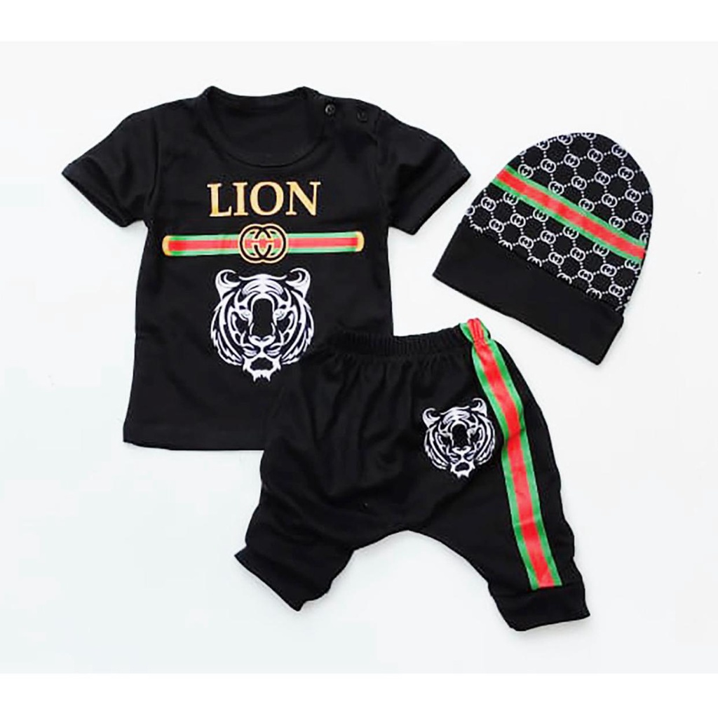 NEW SETELAN BAJU + KUPLUK BAYI ANAK MOTIF LION USIA 6 BULAN-5 TAHUN BAHAN KATUN PREMIUM LEMBUT NYAMAN DI PAKAI TERLARIS TERMURAH/ SETELAN BAJU + KUPLUK BAYI ANAK LAKI-LAKI/ SETELAN BAJU + KUPLUK BAYI ANAK COWOK/ SETELAN BAJU + KUPLUK BAYI ANAK PEREMPUAN