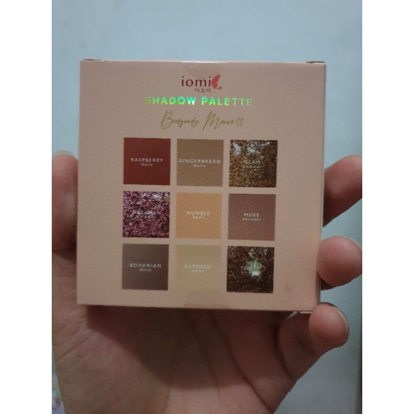 Iomi Eyesahdow Palette - Burgundy Mauve