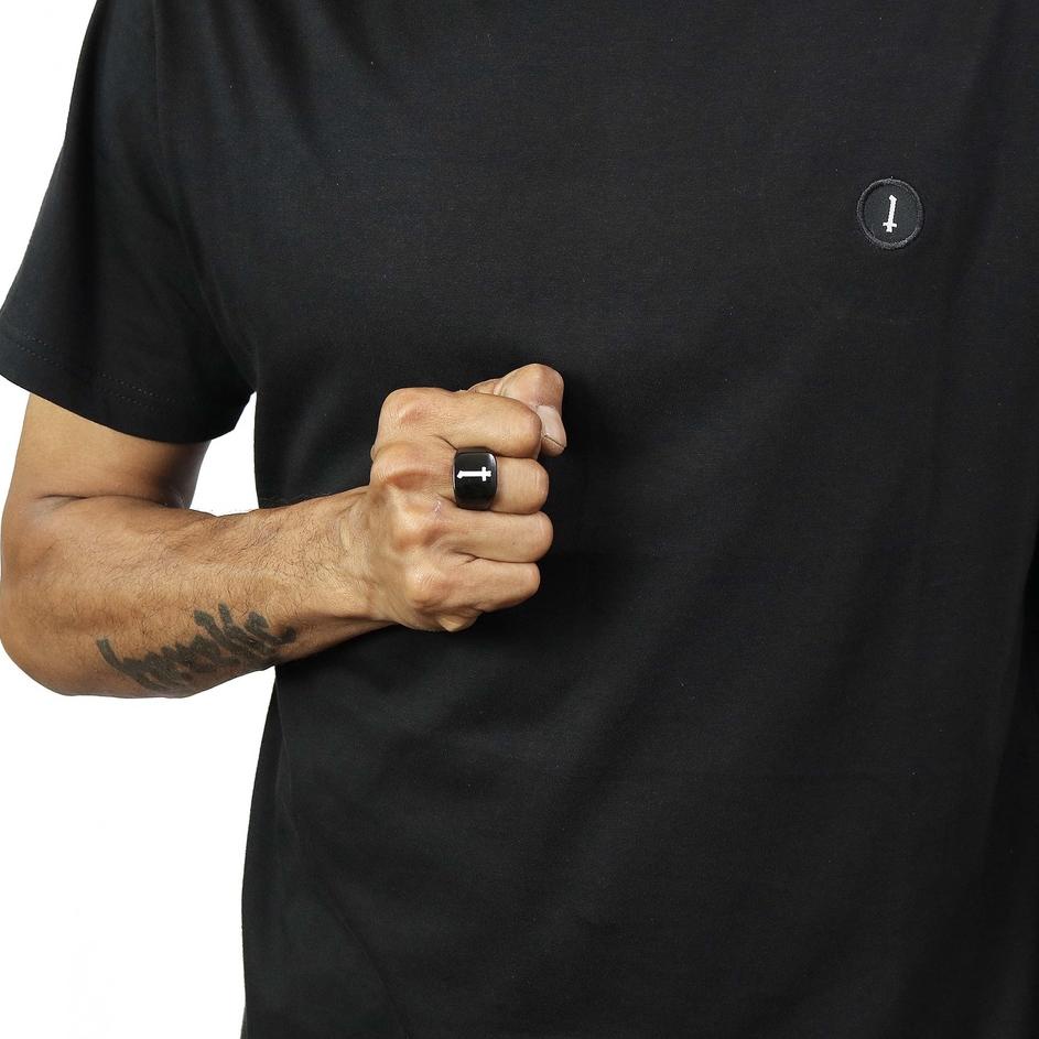 Dapatkan Hari Ini Heretic - Ring / Cincin - Black Logo