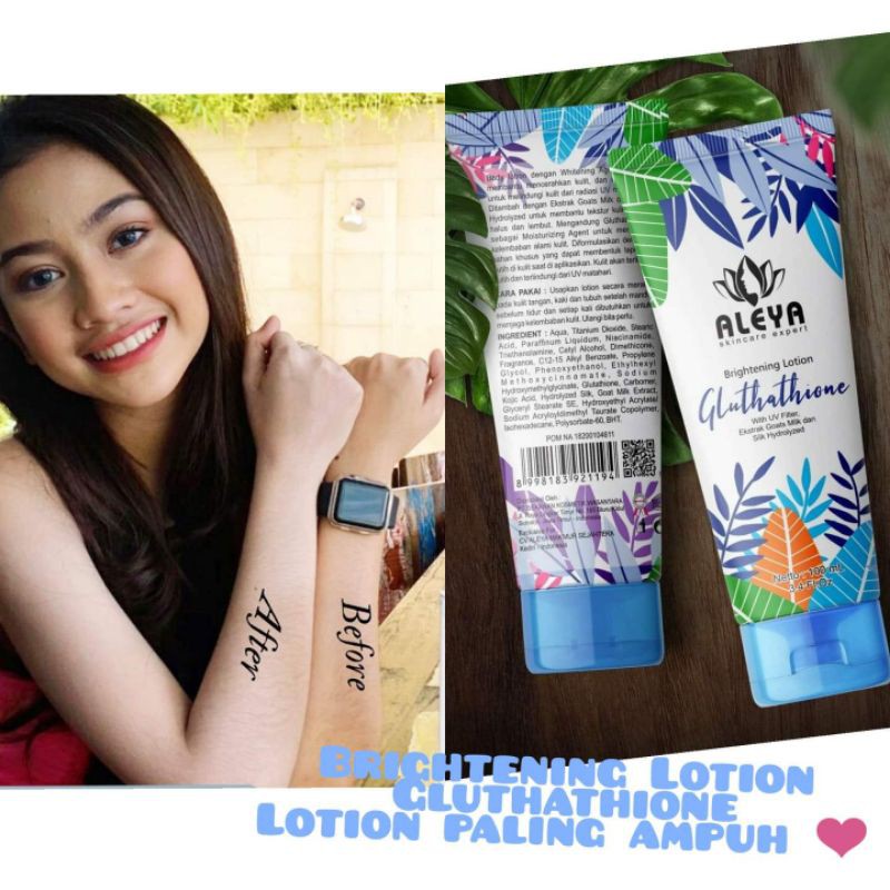 [ LOTION ALEYA ] LOTION PEMUTIH  pemutih badan bpom handbody pemutih pemutih badan body lotion