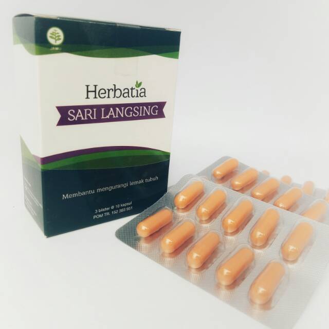 Herbatia Sari Langsing,berbahan alami dan kwalitas tinggi di proses dengan teknologi modern.