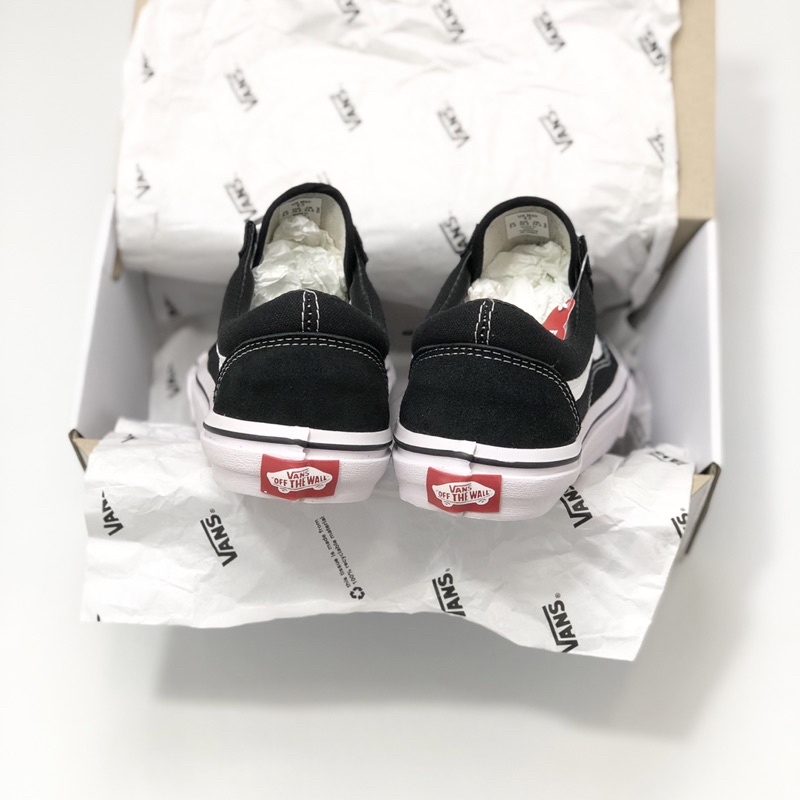 ( New Box ) Sepatu pria wanita Vans OLDSKOOL classic black white