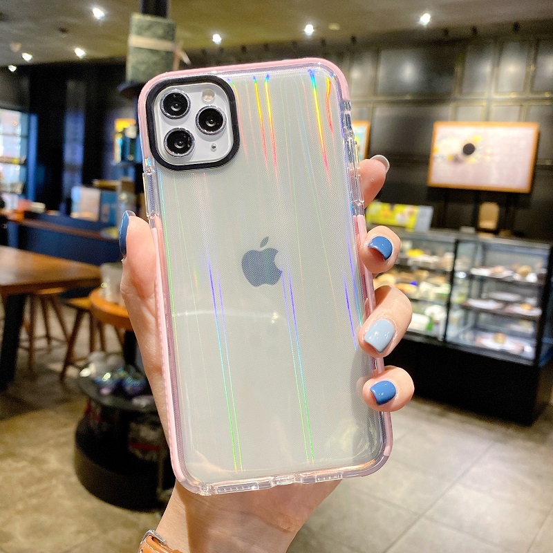 Case Transparan Anti Jatuh Untuk Iphone 11 11pro Max 12 Mini 7 7plus 8 8plus Se Xs Xsmax