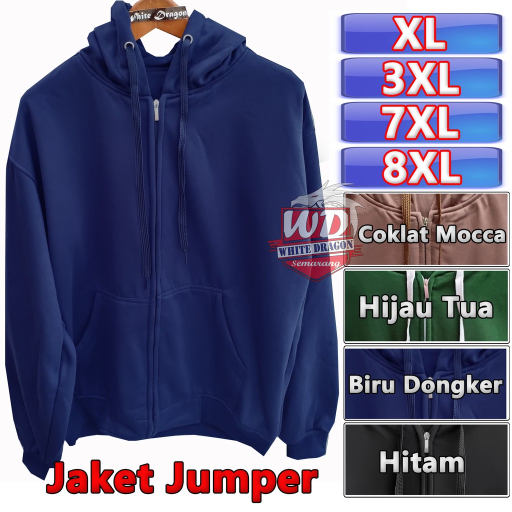  Gambar  Jaket  Biru Dongker Polos  Depan Belakang