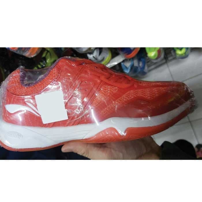 Sepatu Badminton Lining Cloud Ace Merah atau Putih