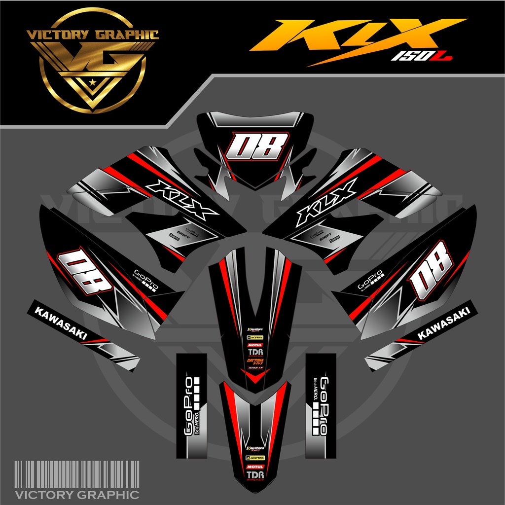 Stiker KLX 150 L Decal KLX 150 S Decal Klx 150 Full Body