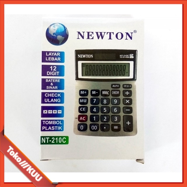 

KALKULATOR besar NEWTON NT 210C untuk Dagang Elektronik Murah 200gr