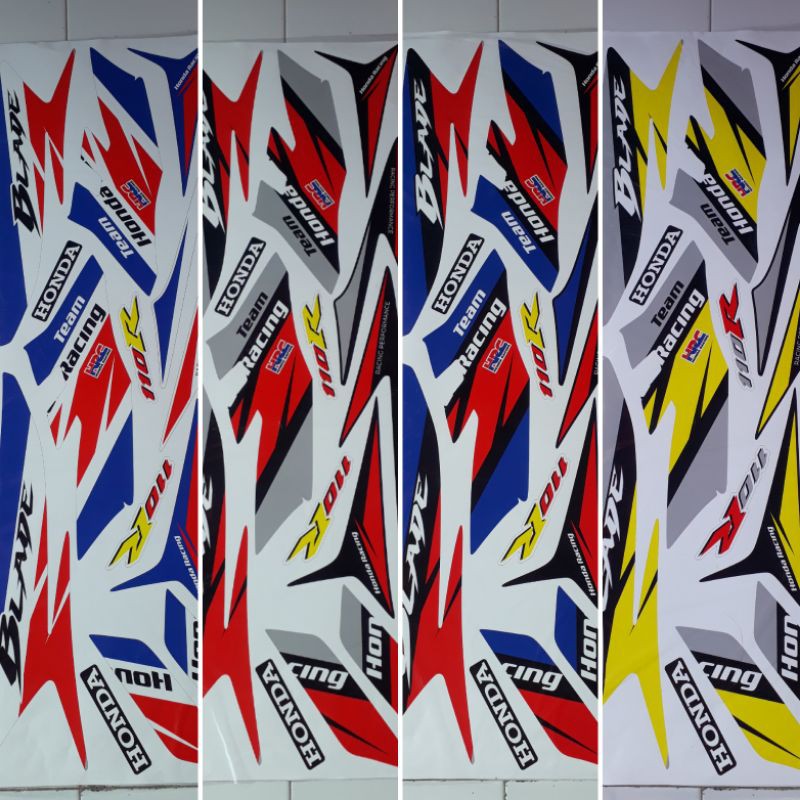 Striping Variasi Blade 110R team racing