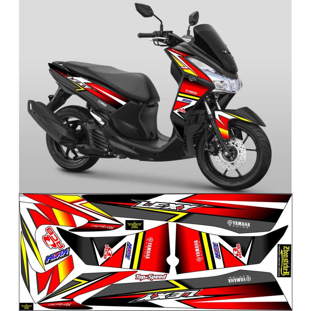 striping variasi lexi striping semi decal lexi striping all lexi 125 variasi lis body lexi striping 