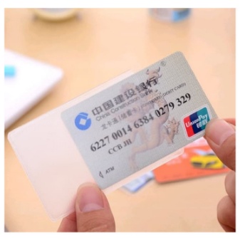 

Plastik Pelindung Kartu / Sampul Plastik Cover ATM ID Card Etoll KTP