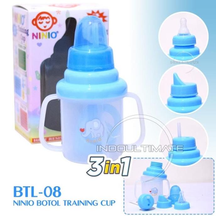 FREE ONGKIR Botol Minum Bayi NINIO/Training Cup 3in1 Ninio/ Dot Baby/Botol Bayi