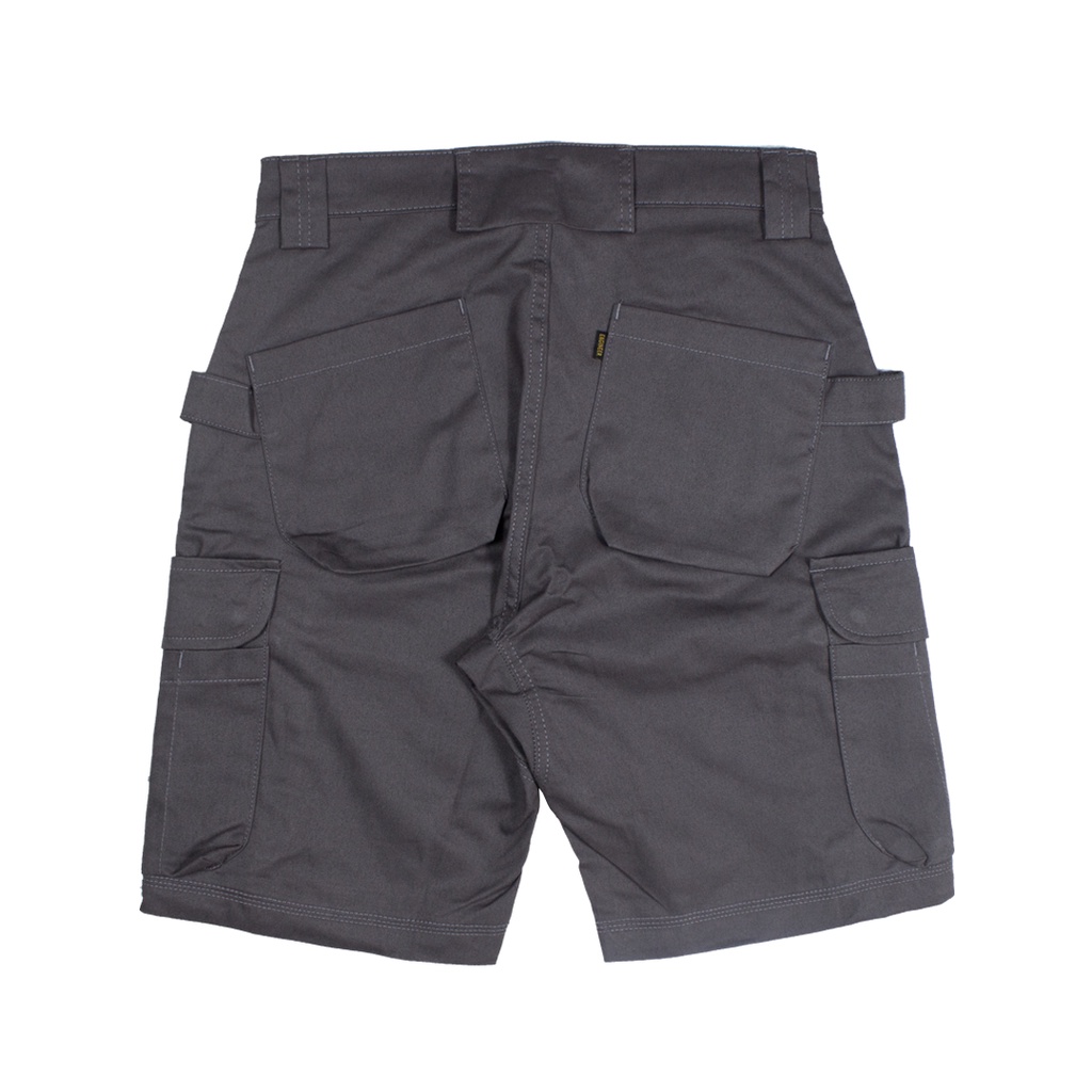 GRADER PANTS CHARCOAL-Short Workpant / Celana Cargo Pendek by ENGINEER