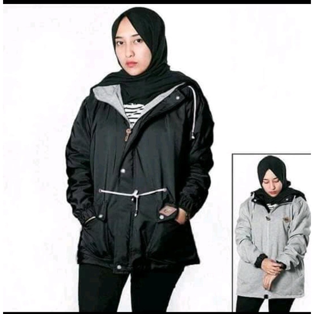 Jaket Parasut Dewasa BB 2IN1 Bahan Despo, All size fit to L