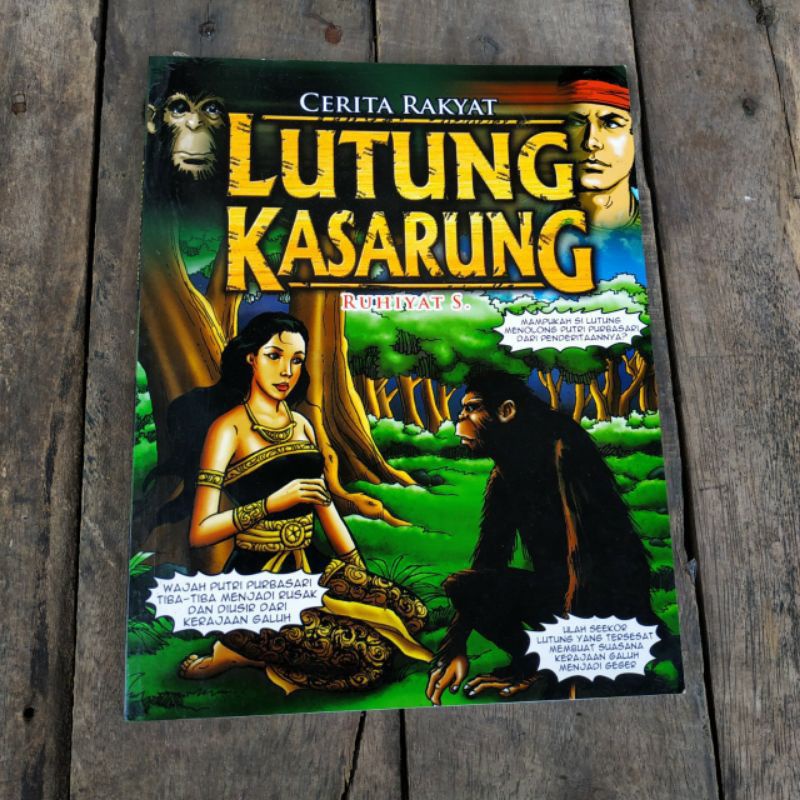 Buku Komik Cerita Rakyat LUTUNG KASARUNG