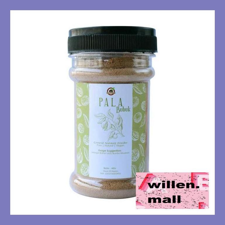 

Wil4Sbu House Of Organix Natural Nutmeg Powder ( Bubuk Pala ) 60 Gr Bud0Elw