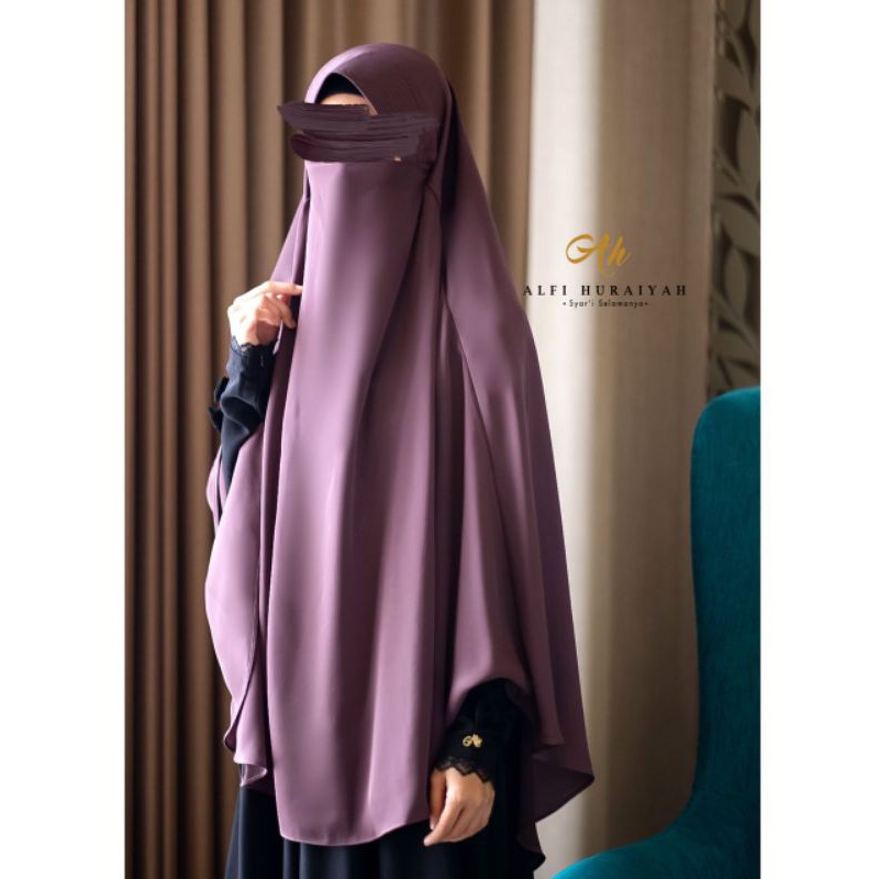 FK MAMA ALFI HURAIYAH French Khimar MaMa (Mandala x Malabar Series) Free Cadar Tali