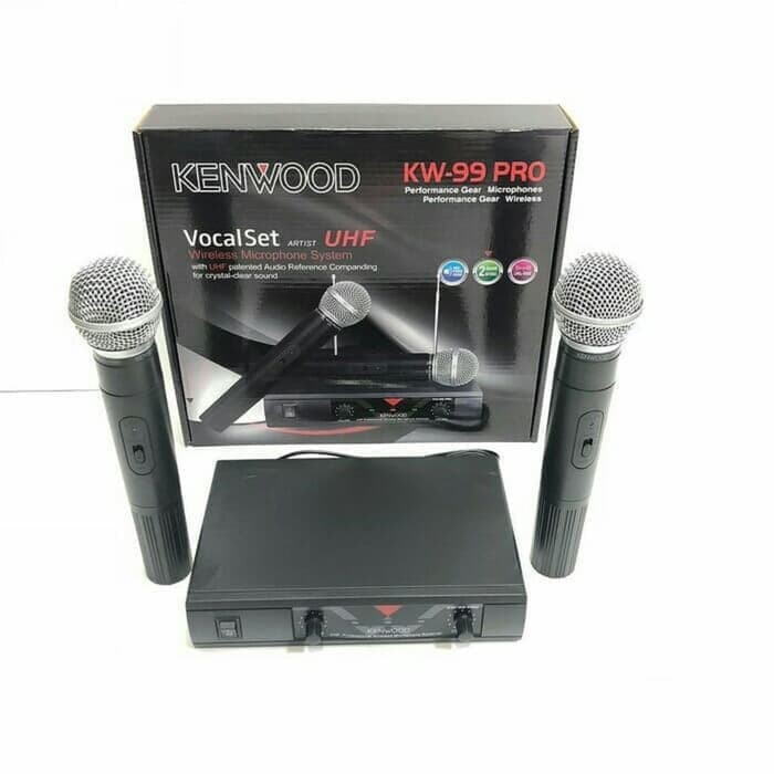 Kenwood Mic/mikrophone Double Wireless Kenwood KW 99 Pro