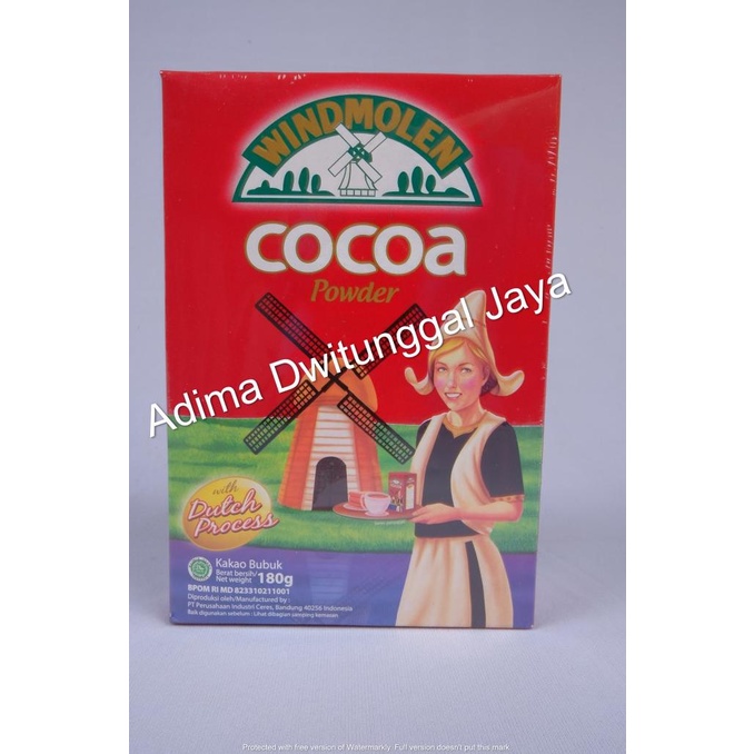 

Windmolen Cocoa Powder / Coklat Bubuk 180 gr OBRAL Kode 371