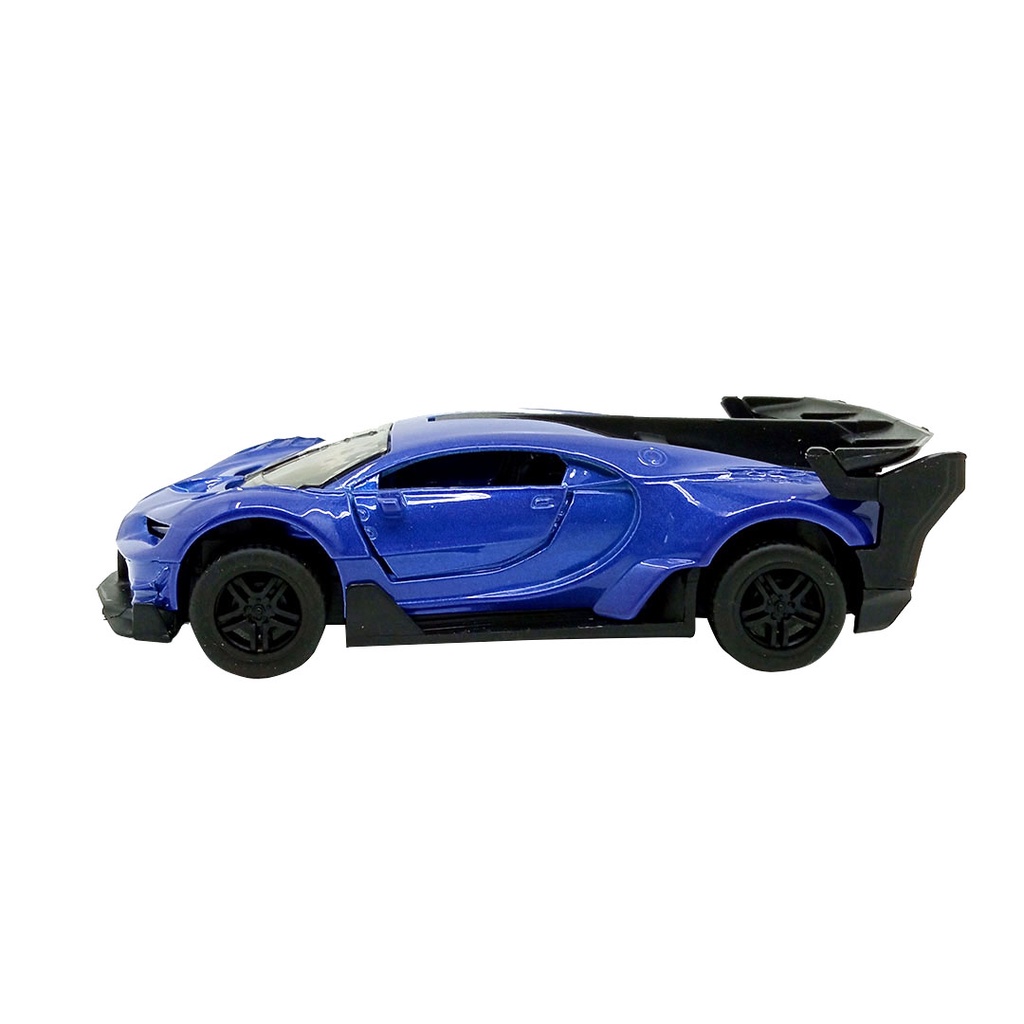 Toy Addict Bugatt1 Chiron Sport Car Biru Diecast Mainan Mobil Balap