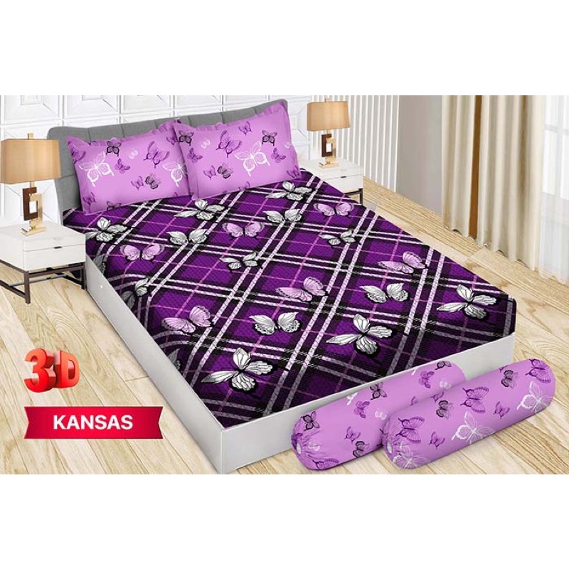 (BISA COD) SPREI BONITA DISPERSE 3D UK 180*200 CM