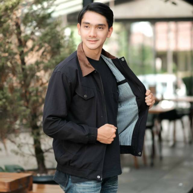 GRAZZY - FASHION PRIA OUTWEAR RETRO JAKET KANVAS / AERO FLIGHT JAKET / JAKET KANVAS PRIA ORIGINAL