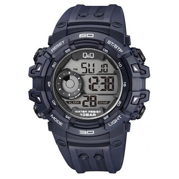 Jam Tangan Pria Casual Sporty Rubber Digital Original Q&amp;Q QnQ QQ M156 M156J Series