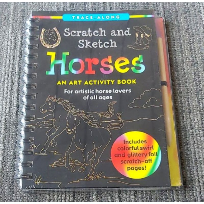 

Scratch & Sketch Horses