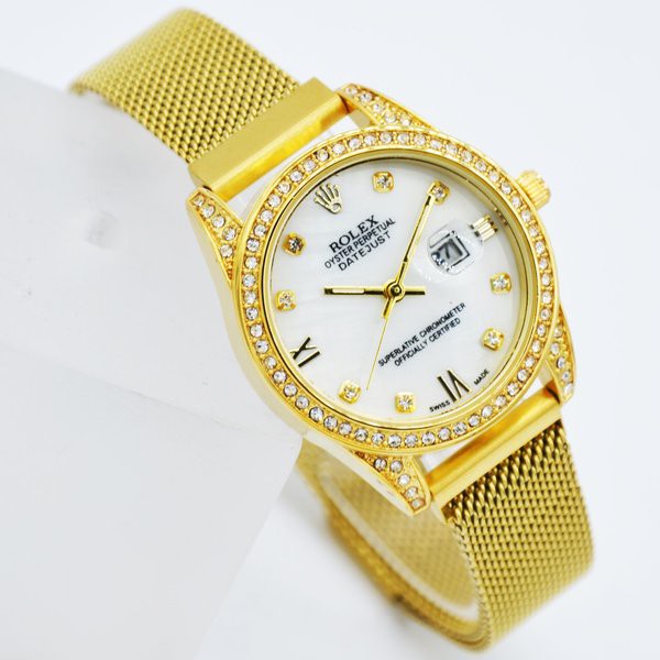 TERLARIS -  jam tangan wanita rolex magnet new arrival