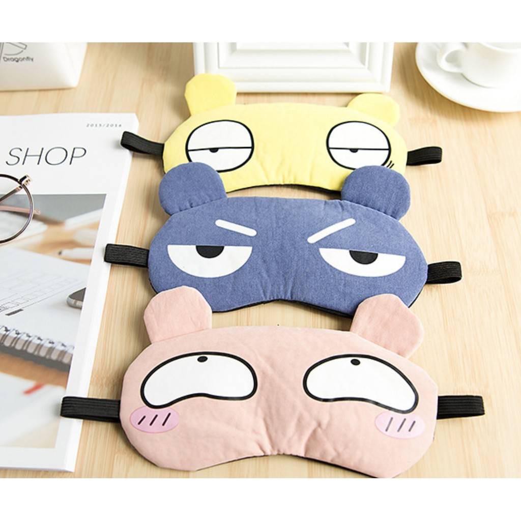 Penutup Mata untuk Tidur (Gel / Eye Mask Ekspresi Edition)