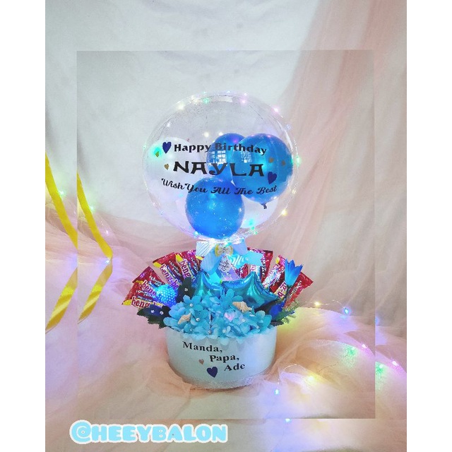 Kado/balon hot air/bouquet balon/balon ultah/buket bunga/balon wisuda/buket snack/balon box/bunga