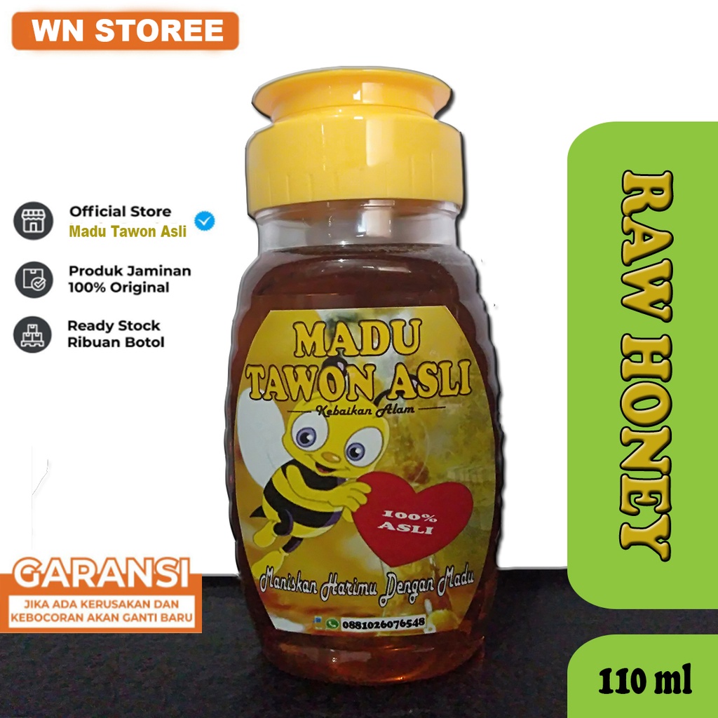 

Madu Murni Asli Alami Natural Raw Honey Nektar Bunga Madu Tawon Asli