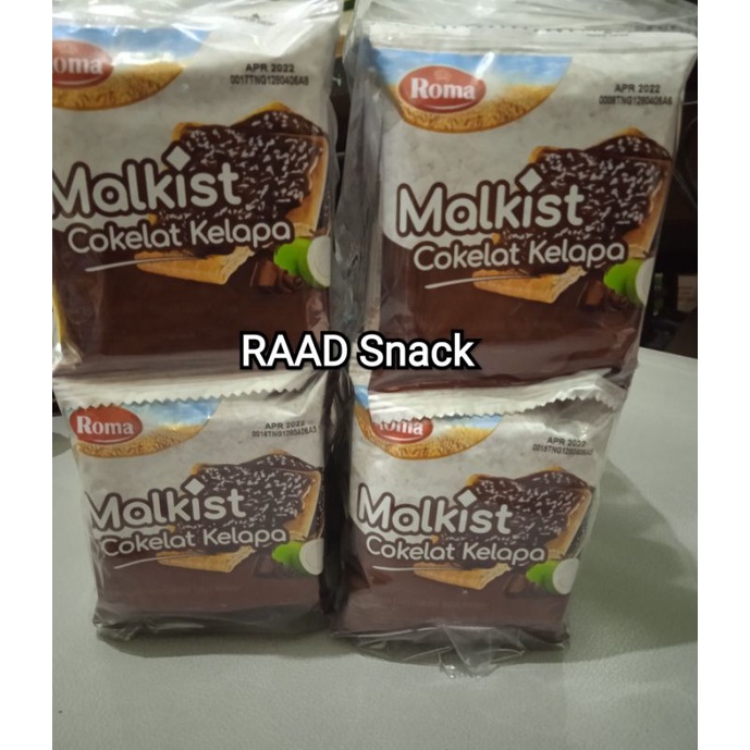 

Roma Malkist 2 Renceng Rasa Coklat Kelapa 20bks