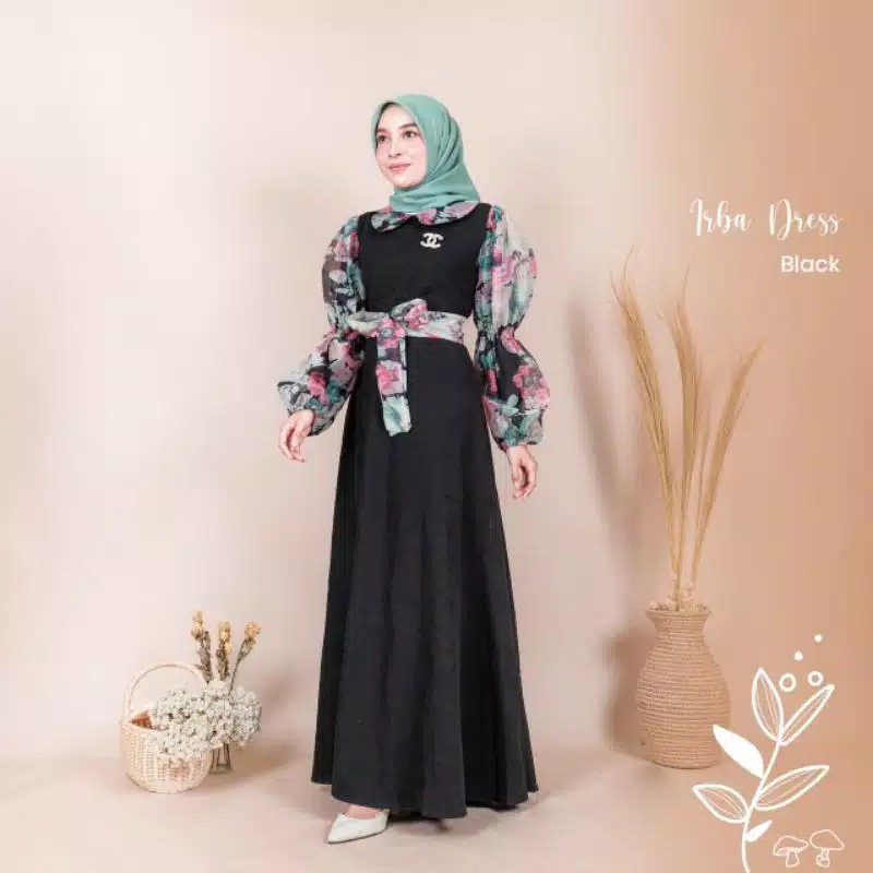 DRESS IRBA by WOMENWEAR asli / Gamis womenwear free masker