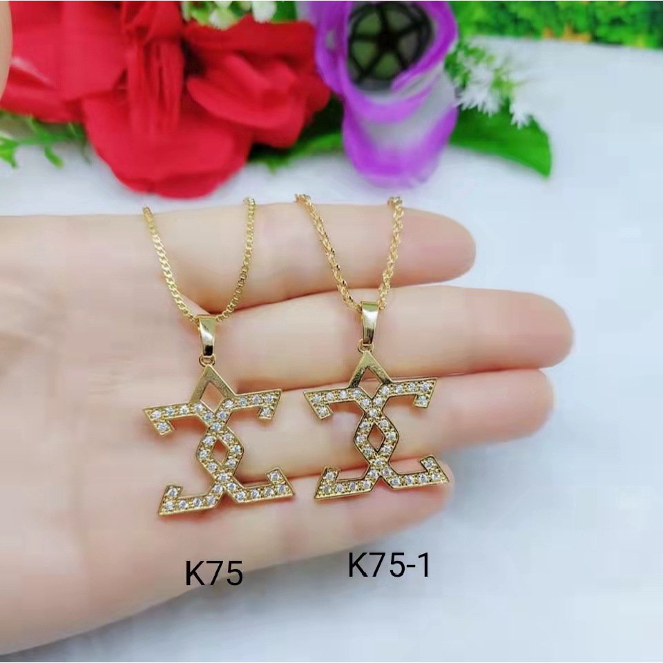 Kalung xuping permata lapis emas perhiasan k74-79