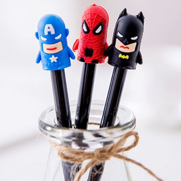 pen gel superhero hero gel ballpoint spe049