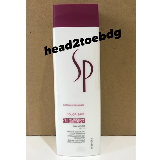 shampoo wella sp color save rambut warna