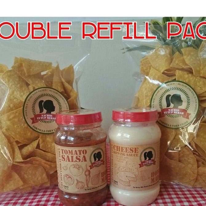 

Nachos Tutup Merah Double Refill Cemilan Sehat
