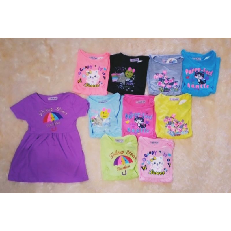 Meira Dress Sablon Anak Perempuan By Bobo Kids