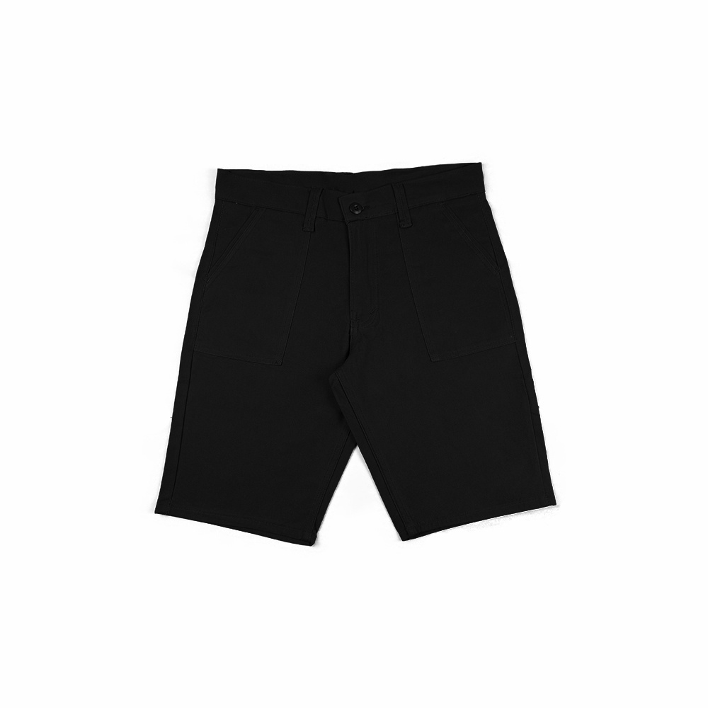 CELANA PENDEK FATIGUE / CHINO FATIGUE SHORT PANTS / BLACK