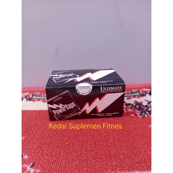 Ultimate Nutrition Power caps 72 kapsul 36 sachet BPOM