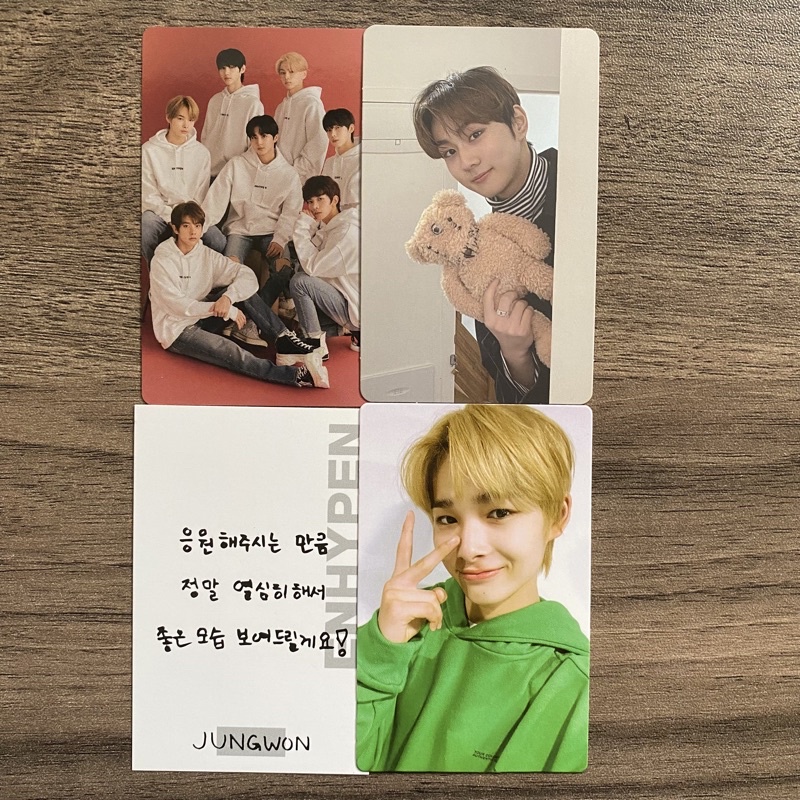 (READY) Pc Jungwon boneka + memopad jungwon + uni bdo ot7 + ni-ki lightstick ls // jw boneka sh peni