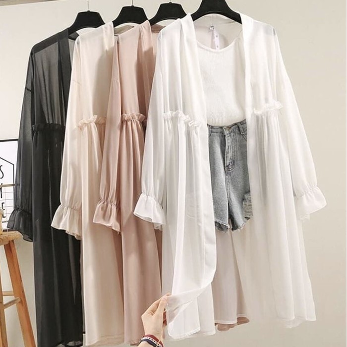 Cardigan Wanita Muslim / Outer Muslim / Delaya Outer