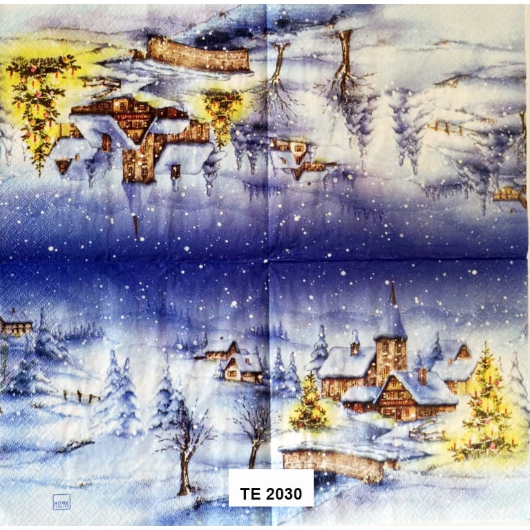 Tisu  Napkin Kerajinan  Decoupage Eropa  33X33 CM TE 2030 TTS