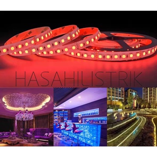 【Lokal dalam stok】LED STRIP 3528 IP44 DC 12V 4M FULL WATERPROOF LAMPU PLAFON LAMPU ETALASE TAHAN AIR