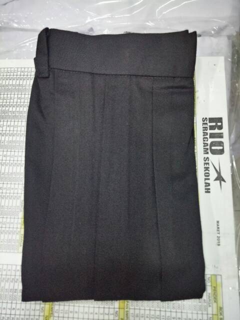 ROK SD PANJANG HITAM, BIRU RIO BAHAN DRILL BAGUS TIDAK LUNTUR