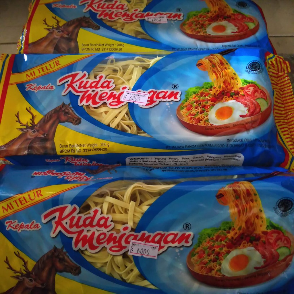 

MIE TELUR KEPALA KUDA MENJANGAN