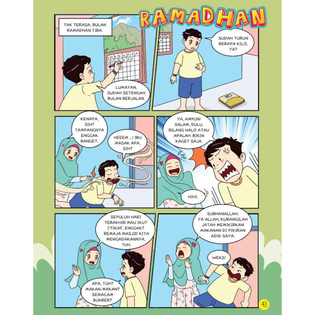 Komik Fiqih untuk Anak Insani Kids (Buku Besar, Full Color)