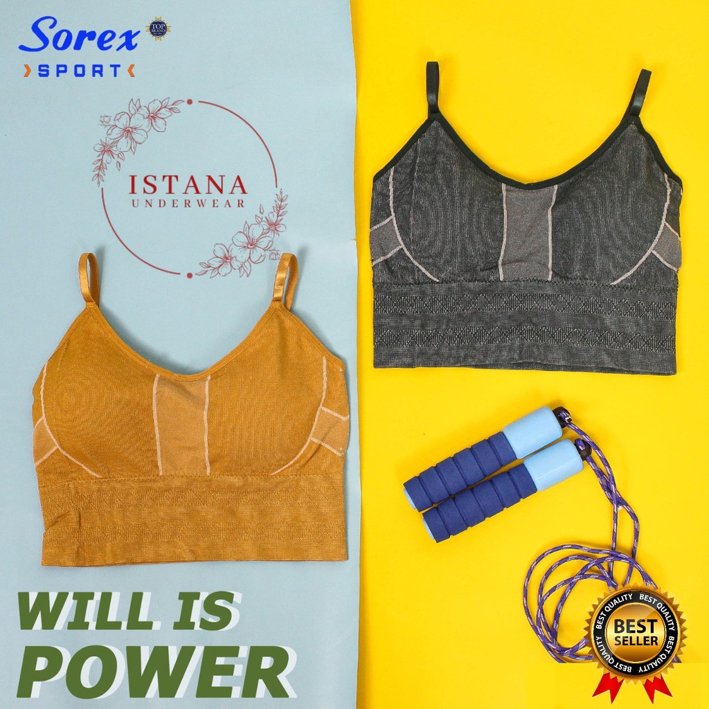 Bh Bra sport olahraga Sorex stylish Bahan seamless zumba gym senam