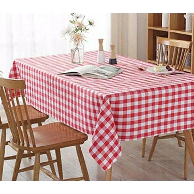 Taplak Meja meteran/Taplak Meja Makan Kotak Persegi panjang/Anti
