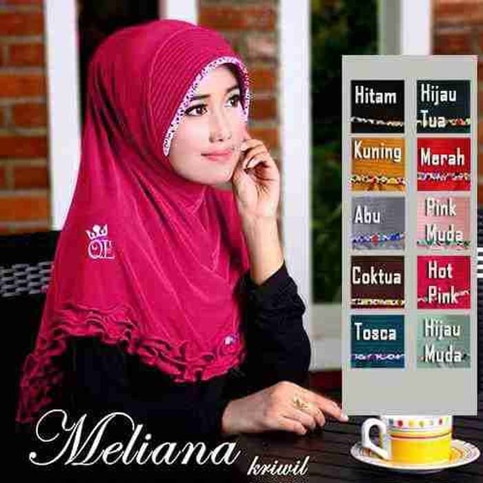 jilbab / bergo rempel kriwil